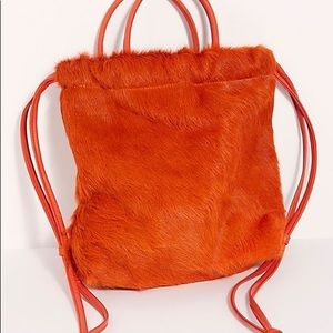Free People x Primecut Cinch Backpack Burnt Orange